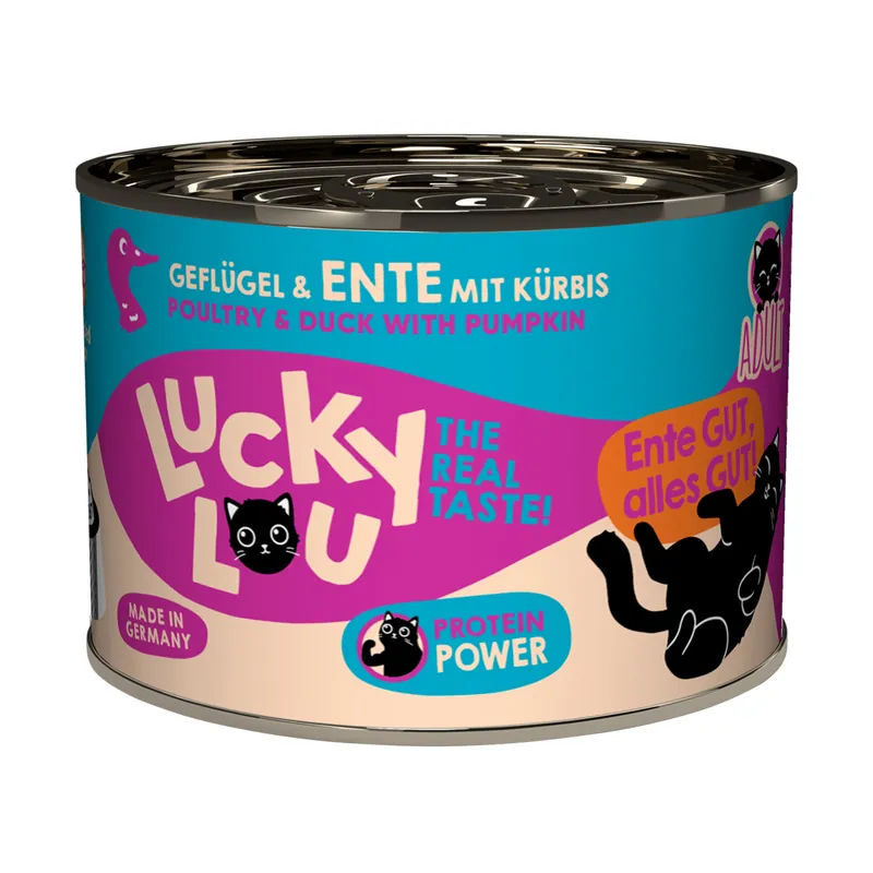 Lucky Lou Adult Geflügel/Ente 200 g Expressversand